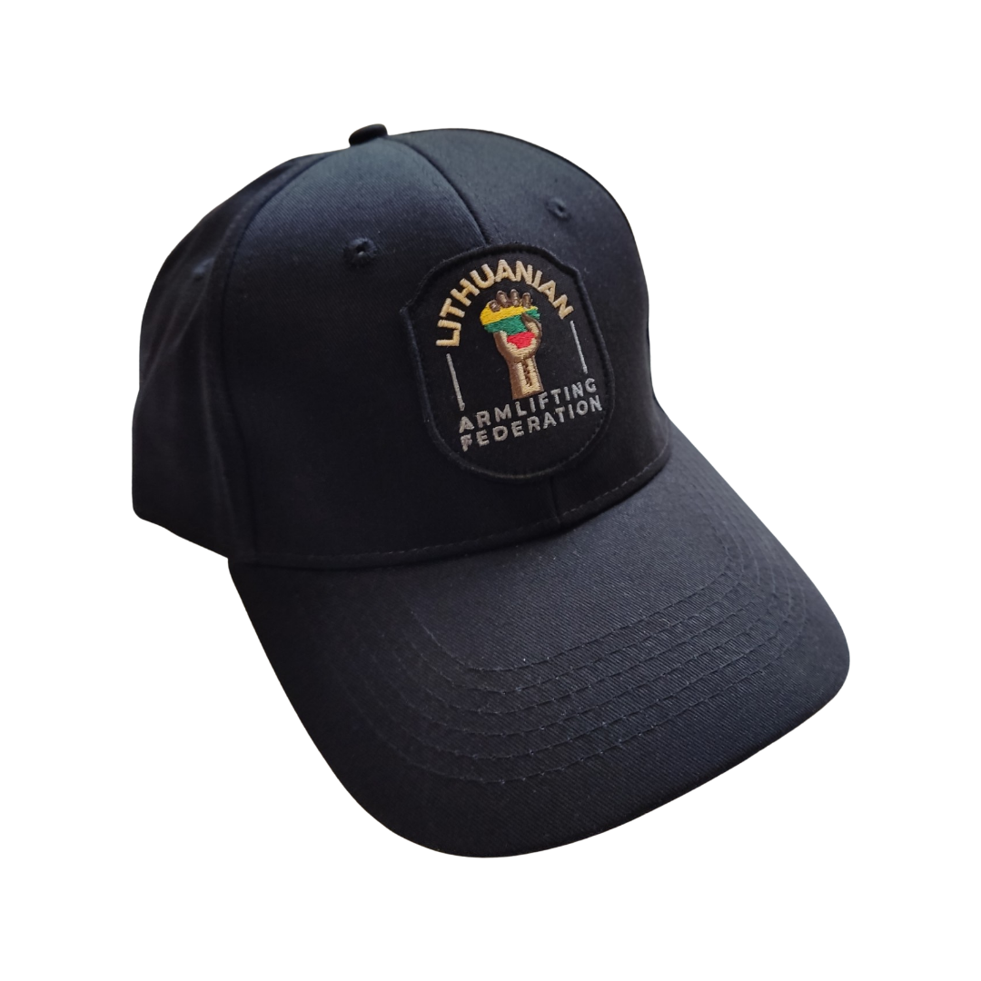 Lithuanian armlifting federation's official cap