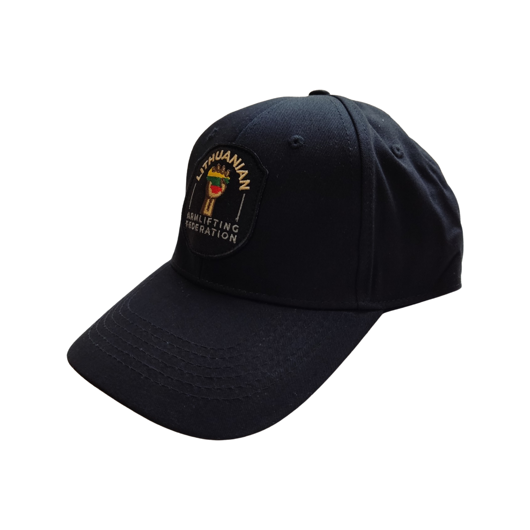 Lithuanian armlifting federation's official cap