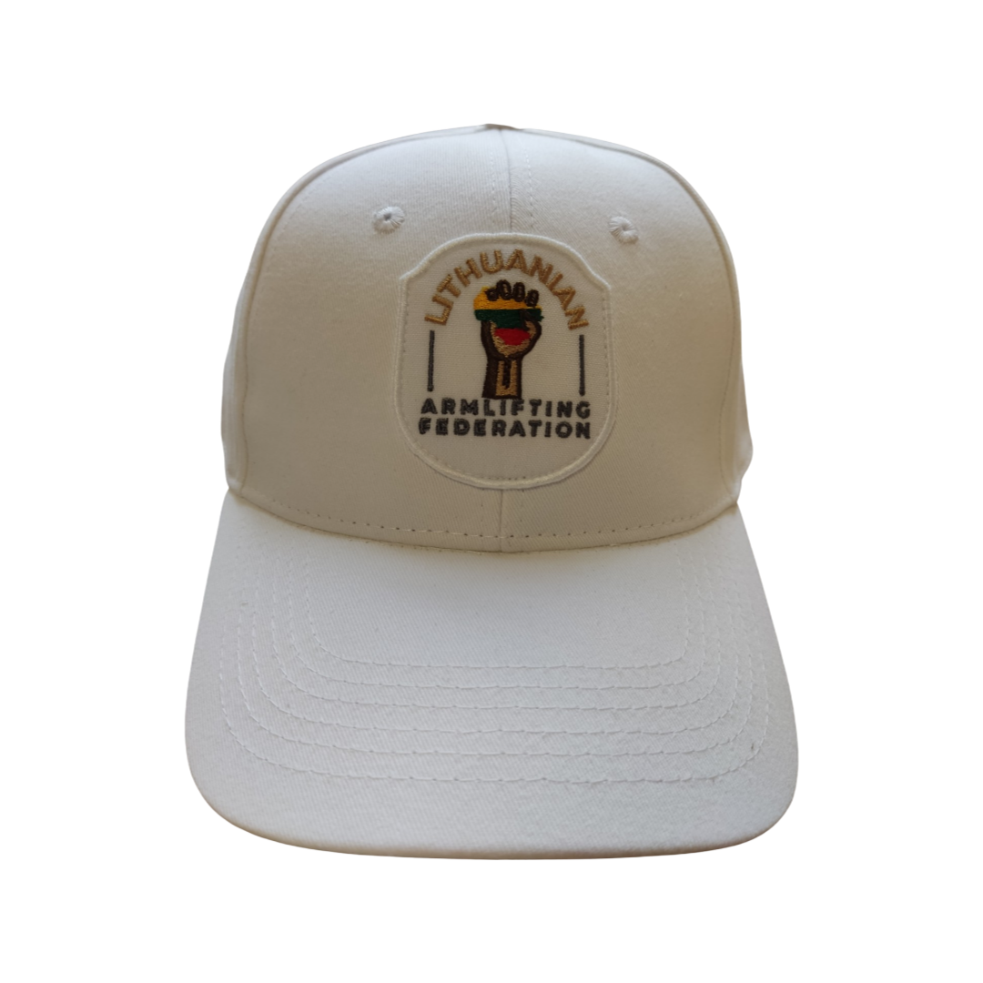 Lithuanian armlifting federation's official cap